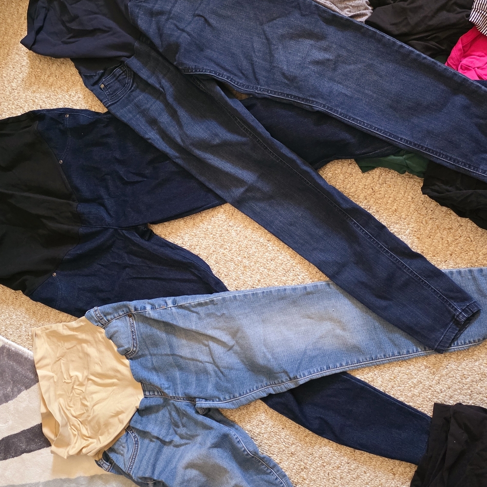 Assorted Maternity Clothes Mostly Medium - image 3